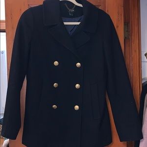 Navy J. Crew peacoat